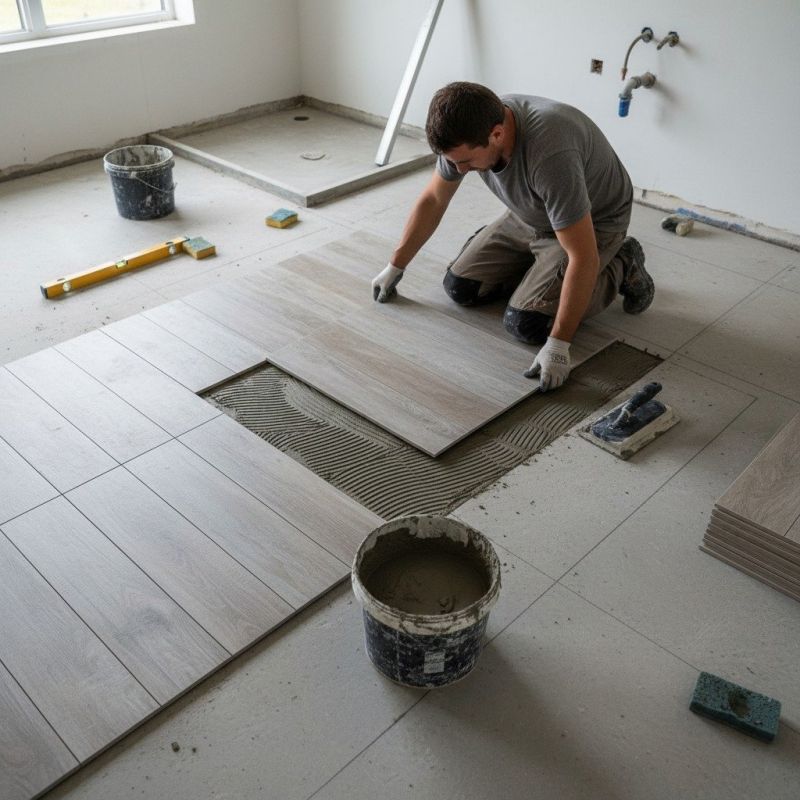 Porcelain Tile Installation in Fredericksburg, VA