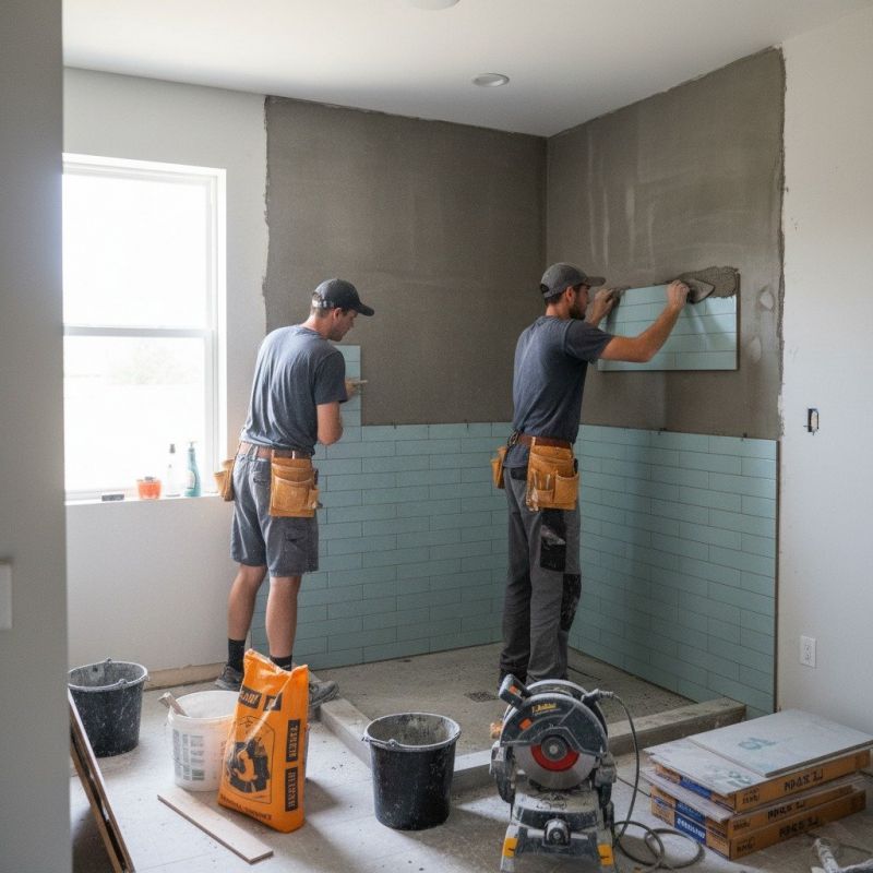 Tile Shower Pan Installation in Boise, ID