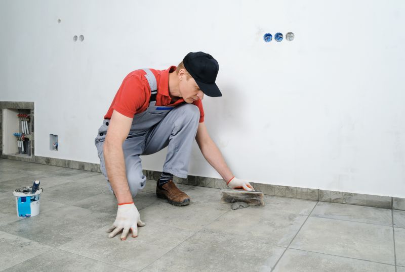 Grout staining revitalizes dirty, discolored grout